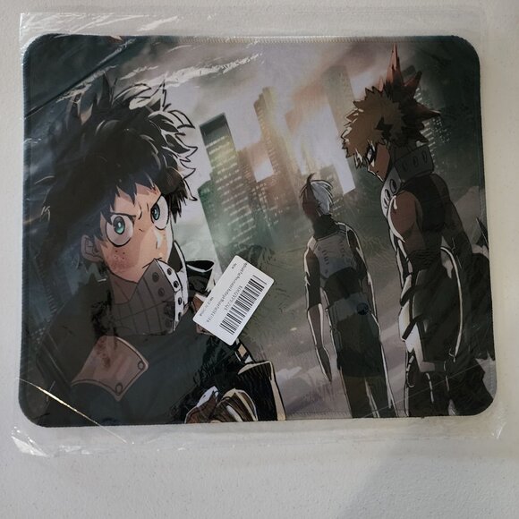Fan Art My Hero Academia Anime Mouse Pad & 6 Character Keychains Set #1 - Picture 2 of 6